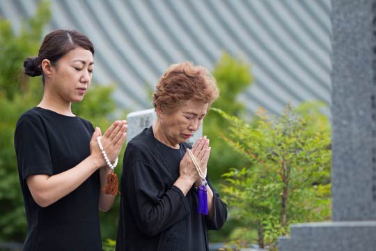 埋葬方法や弔い方
